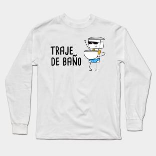 Traje de Bano - Spanish Puns Collection Long Sleeve T-Shirt